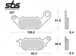 Τακάκια SBS 227HM (FA464)(FD437)